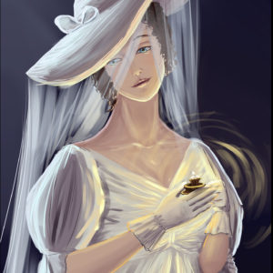 Woman in white